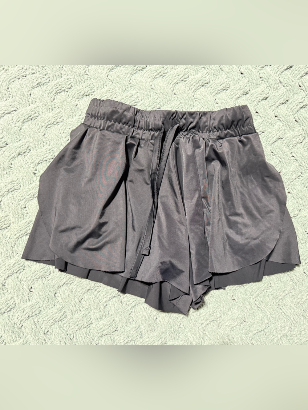 Girls btween Black Athletic butterfly shorts with Drawstring 7